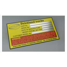 Permanent Adhesive Metal Label Benutzerdefinierte Metall Markenlogo Etiketten